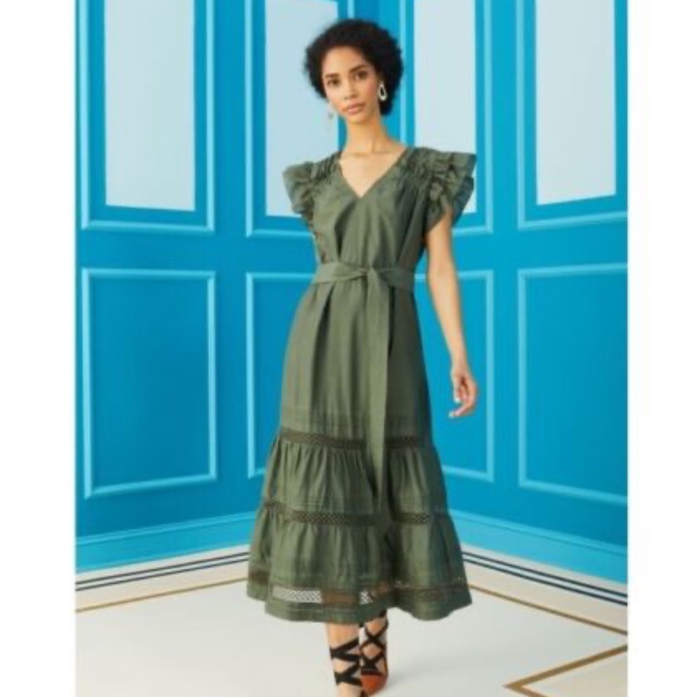 Marie Oliver - Juliet Dress in Cypress - size S